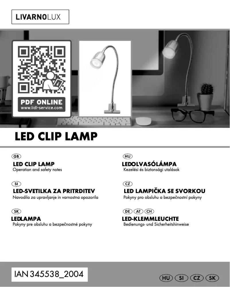 Página 1 del manual Manual de usuario Livarno Lux IAN 320280