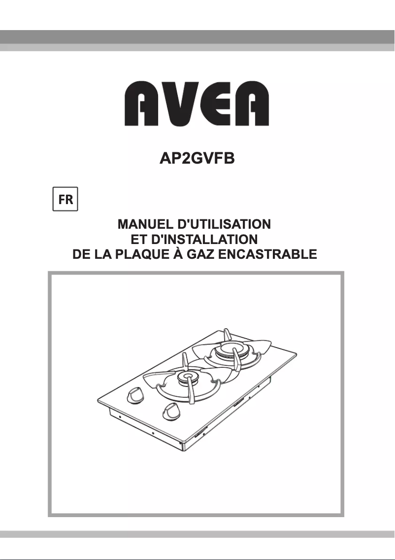 Page 1 de la notice Manuel utilisateur AVEA AP2GVFB