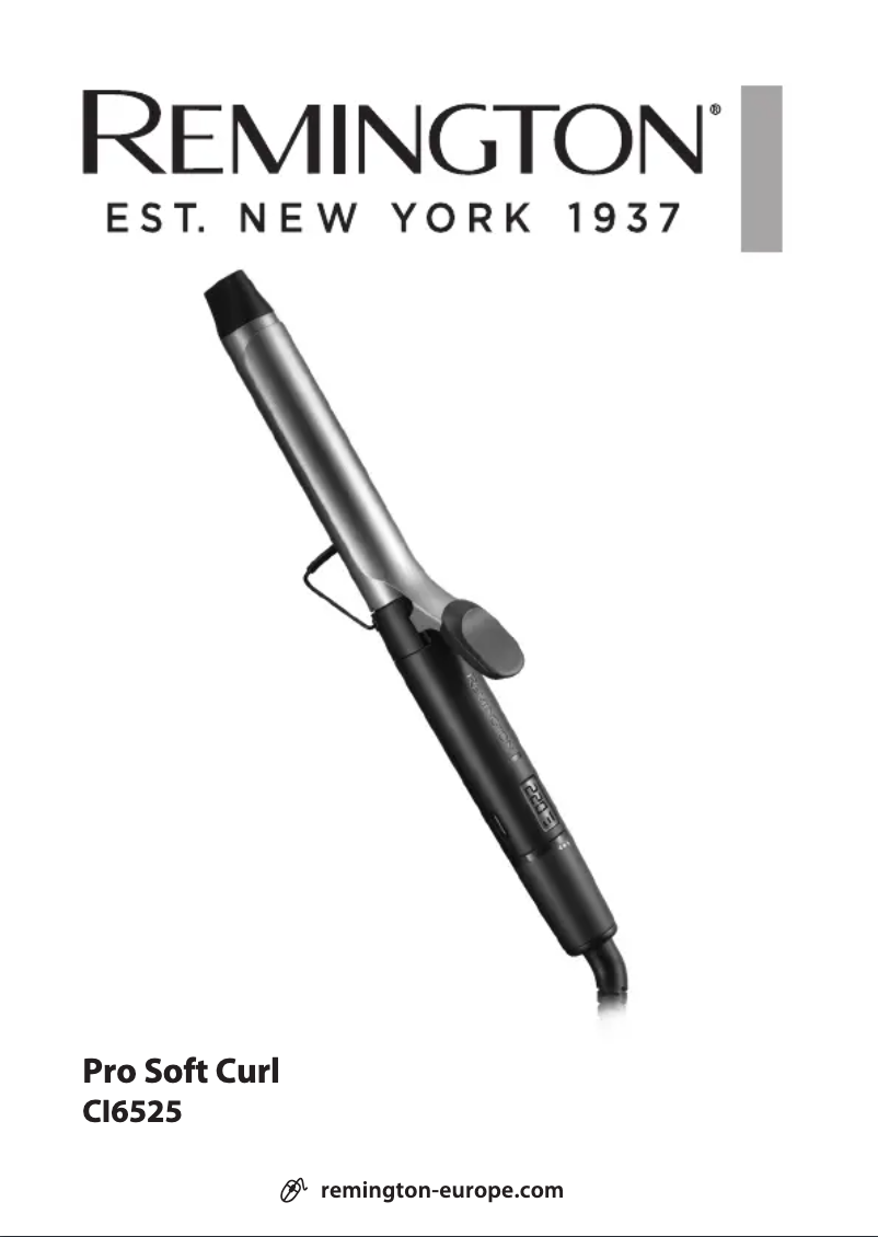 Page 1 de la notice Manuel utilisateur Remington Pro Soft Curl CI6525
