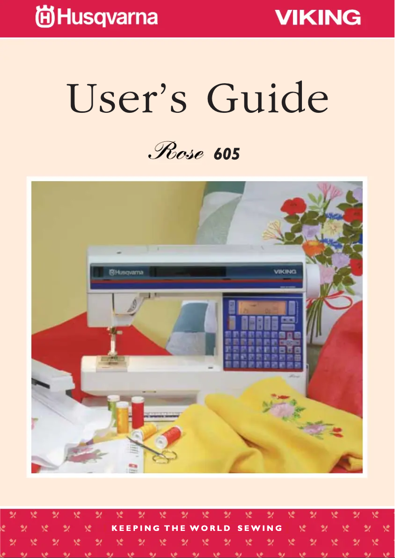 Image de la première page du manuel de l'appareil Rose 605