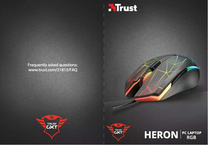 Page 1 de la notice Manuel utilisateur Trust Heron GXT 170