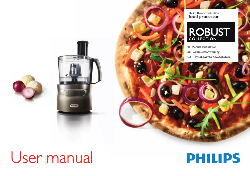 Page n°1 - Manuel utilisateur Philips Robust Collection HR7781