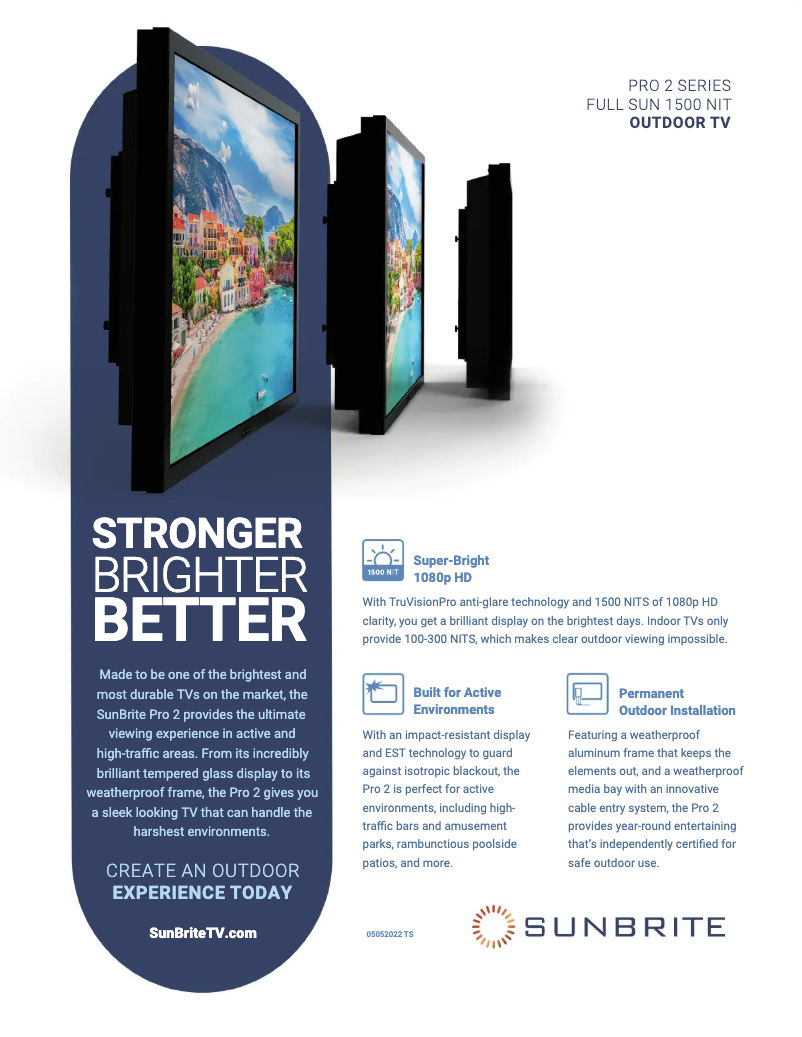 Image de la première page du manuel de l'appareil SB-P2-32-1K-BL