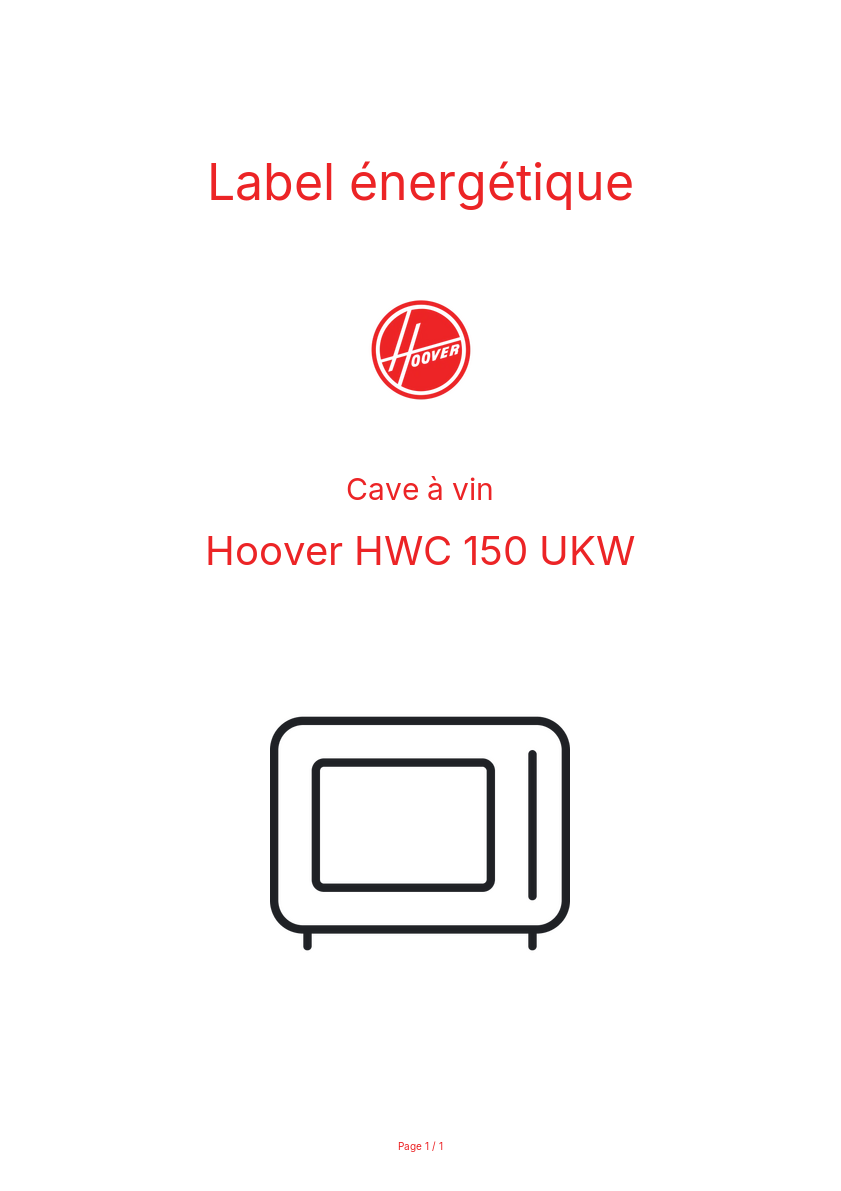 Image de la première page du manuel de l'appareil HWC 150 UKW