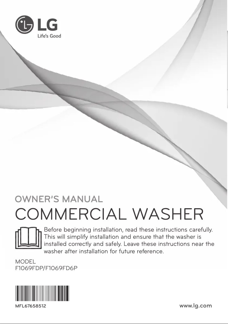 Page n°1 - Manuel utilisateur LG F1069FD6P