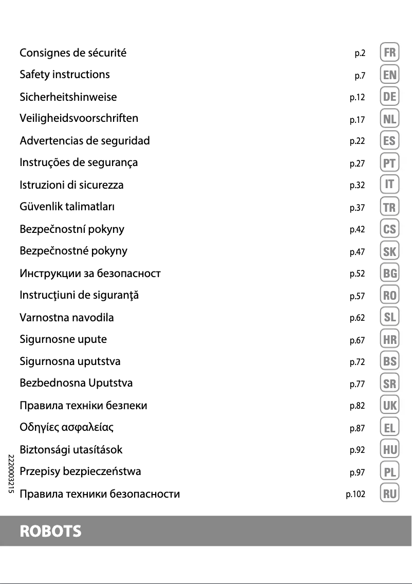 Page n°1 - Manuel utilisateur Rowenta X-Plorer Serie 80 RR7747