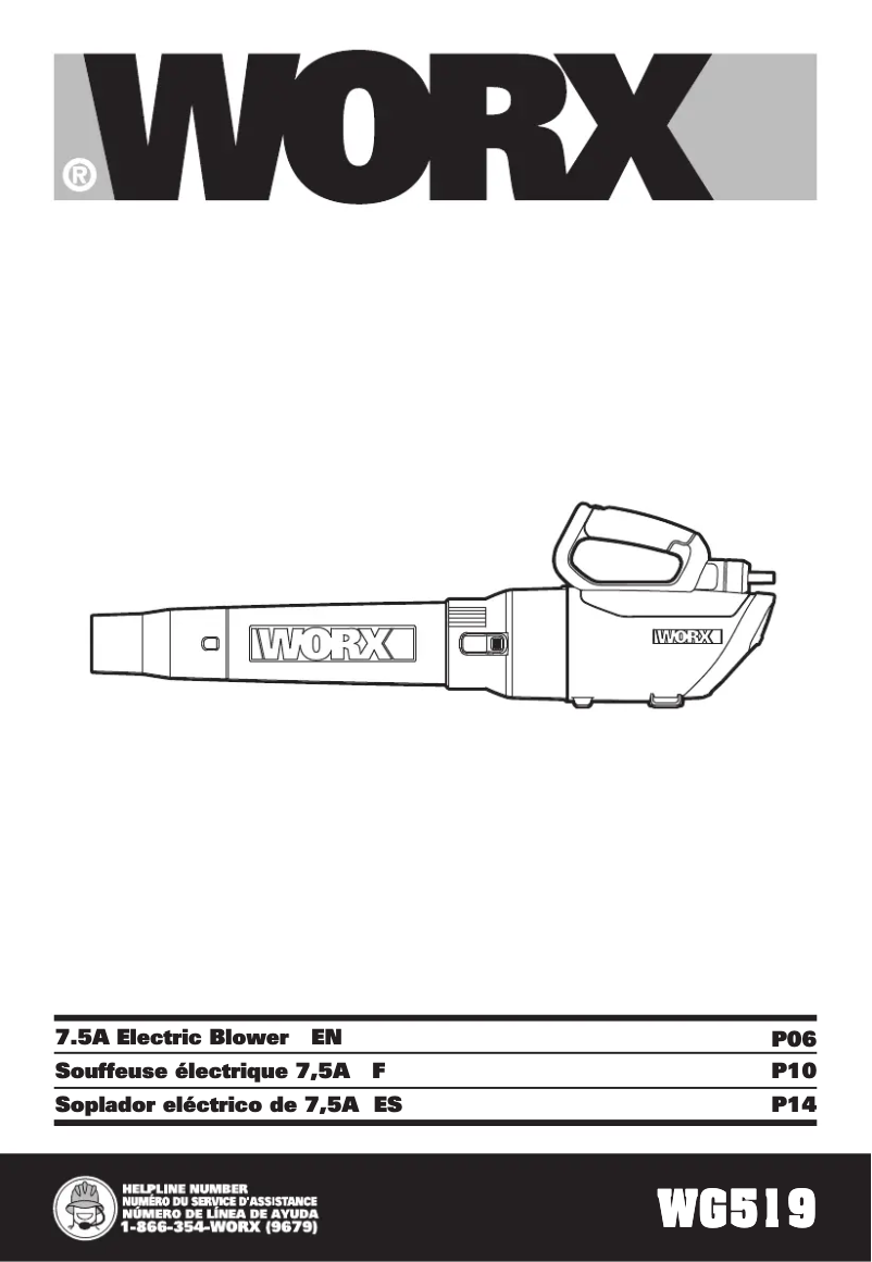 Imagen de la primera página del manual del dispositivo WG519