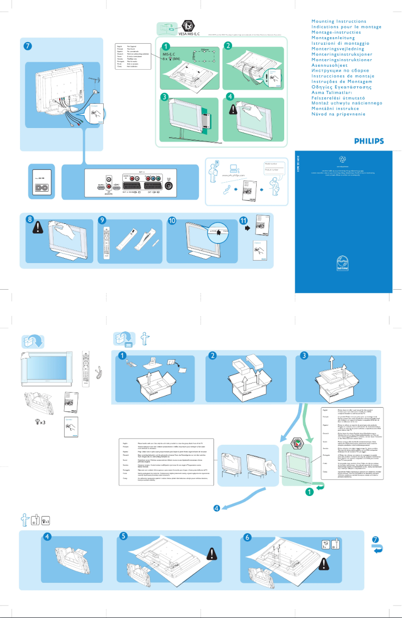 Página 1 del manual Guía de inicio rápido Philips 26PF7521D