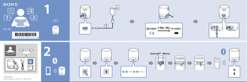Page 1 de la notice Manuel utilisateur Sony XS-XB130