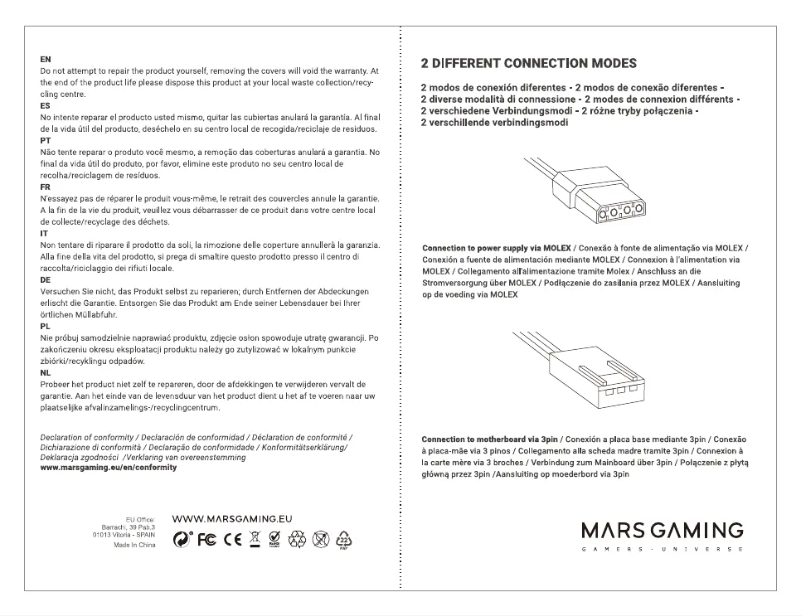 Image de la première page du manuel de l'appareil MF-PROX2