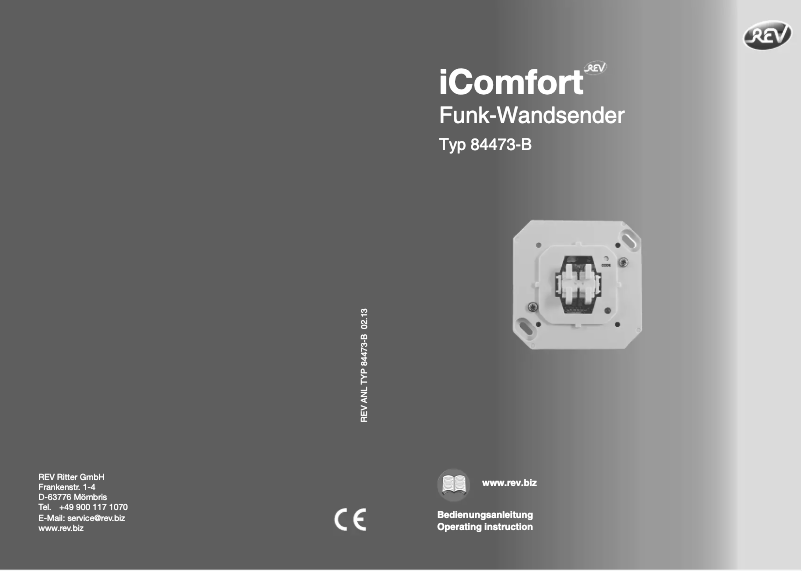 Page 1 de la notice Manuel utilisateur REV iComfort 84473-B