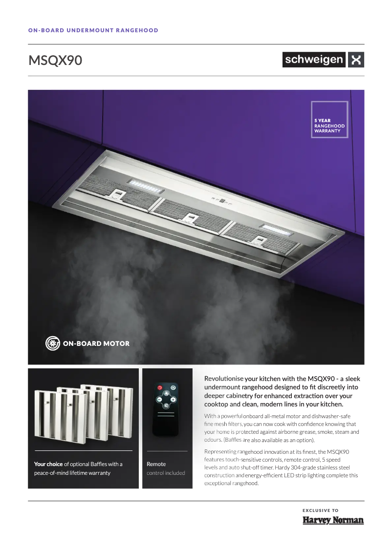 Image de la première page du manuel de l'appareil MSQX90