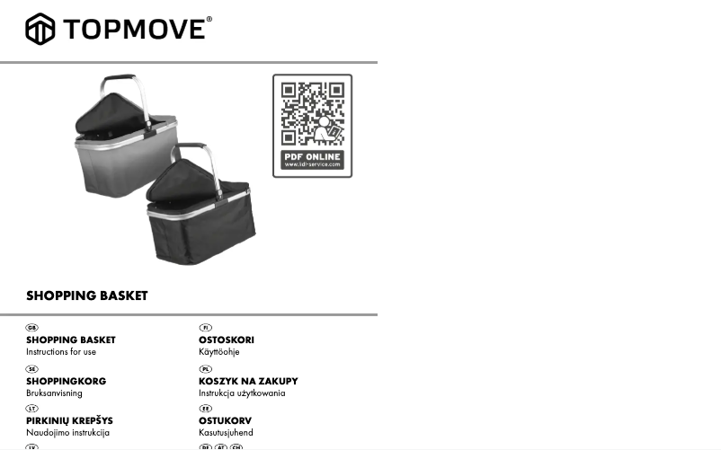 Page n°1 - Manuel utilisateur Topmove IAN 373589