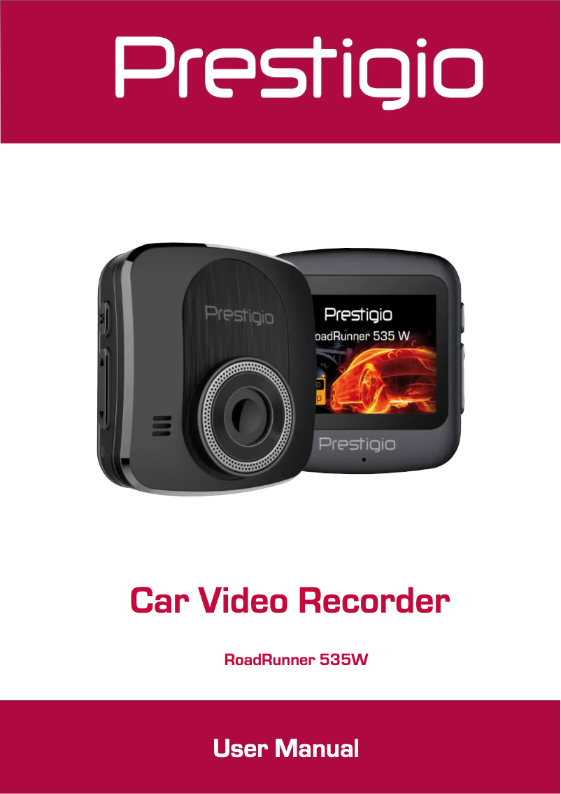 Page n°1 - Manuel utilisateur Prestigio RoadRunner 535W