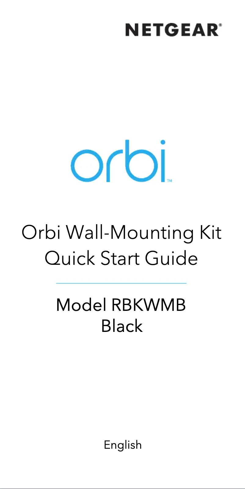 Página 1 del manual Manual de usuario Netgear Orbi RBKWMB