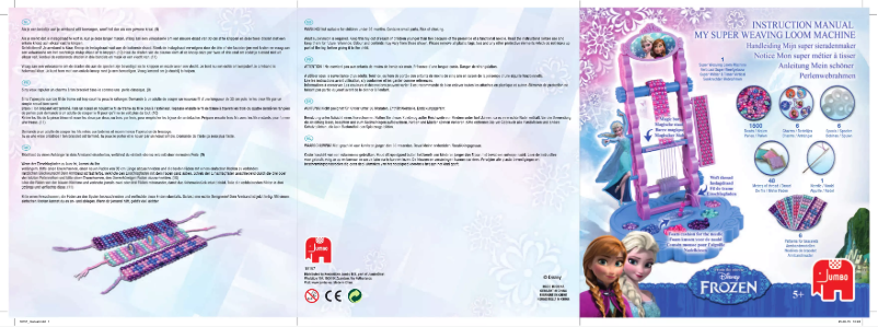 Page n°1 - Manuel utilisateur Jumbo Frozen weefmachine