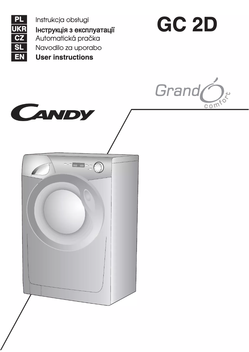 Image de la première page du manuel de l'appareil GC 1072D1/1-S