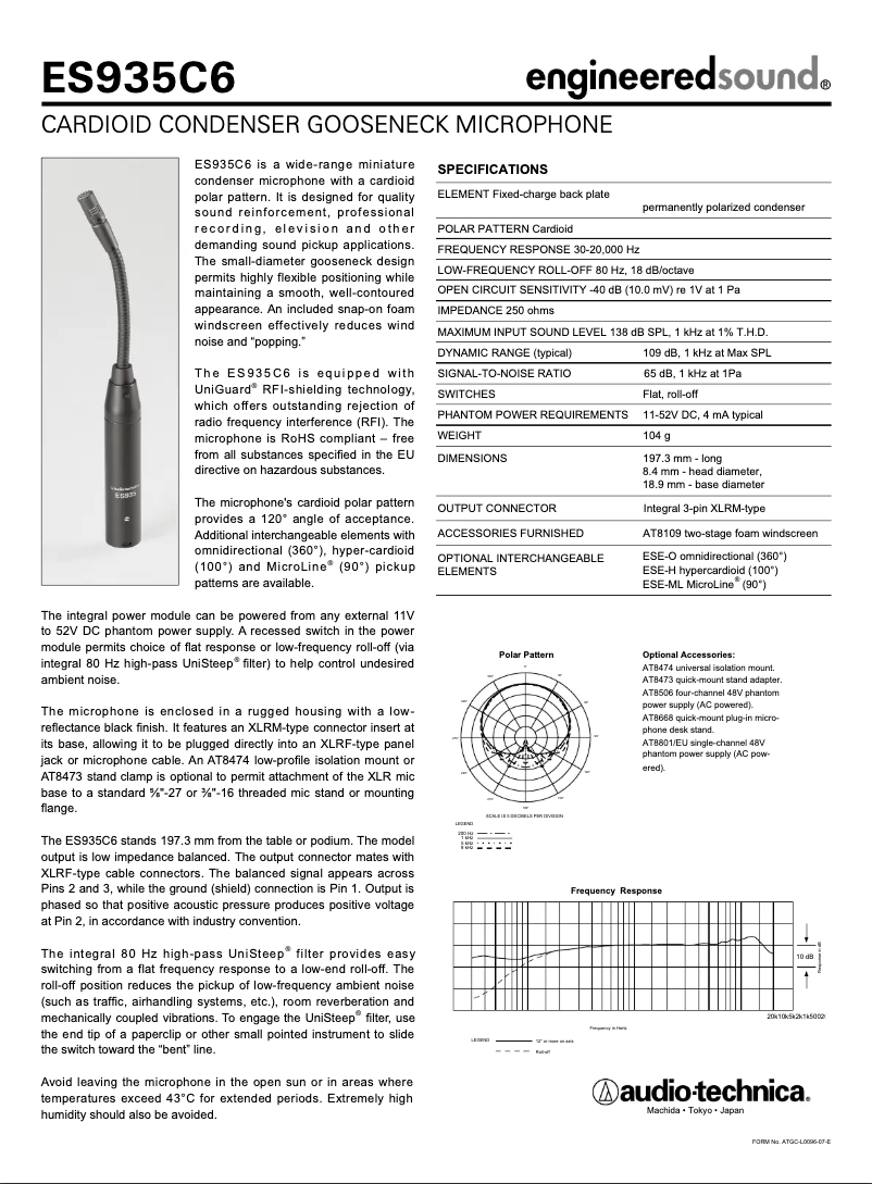 Imagen de la primera página del manual del dispositivo ES935C6