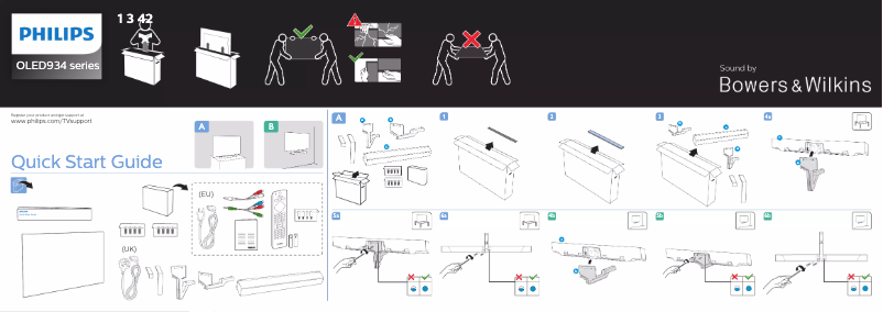 Imagen de la primera página del manual del dispositivo 55OLED934