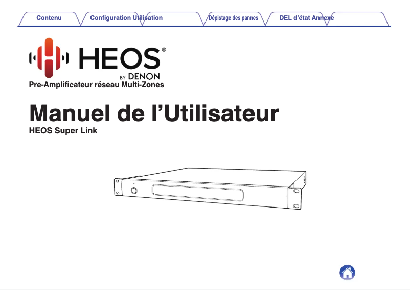 Page n°1 - Manuel utilisateur Denon HEOS SuperLink