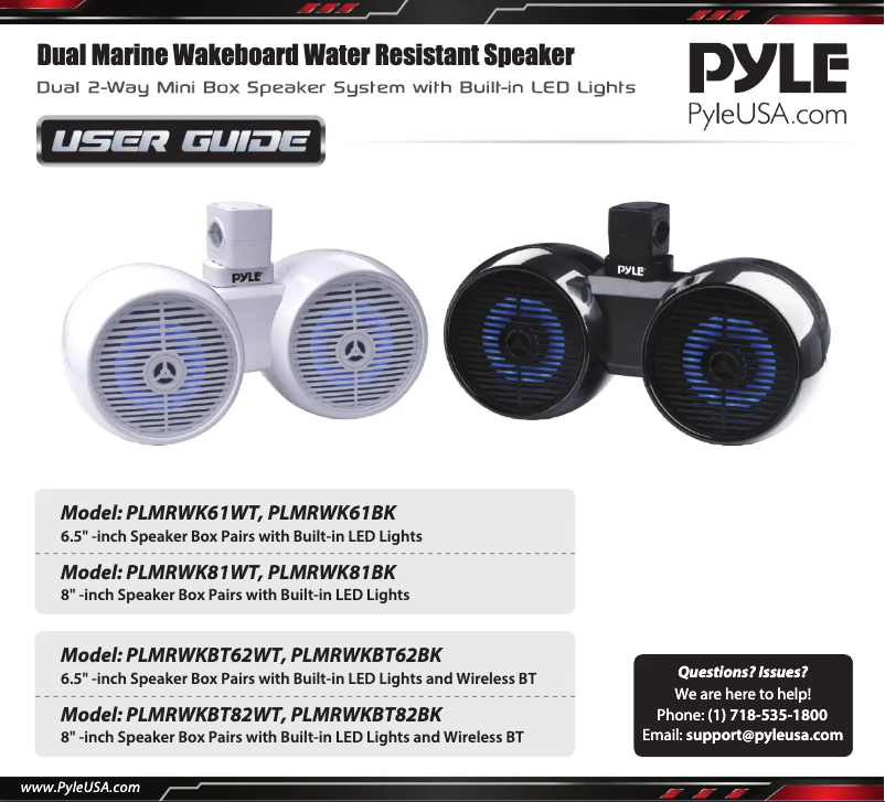 Image de la première page du manuel de l'appareil PLMRWK61BK