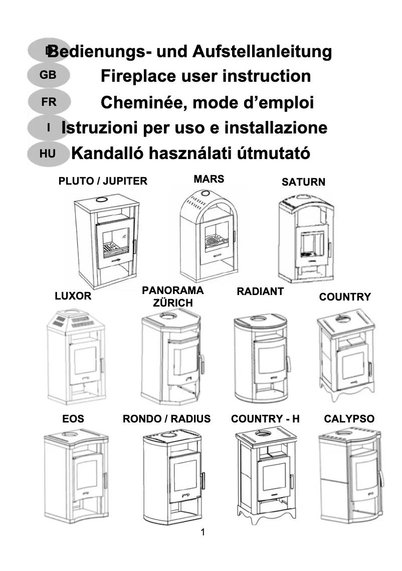 Image de la première page du manuel de l'appareil Pluto