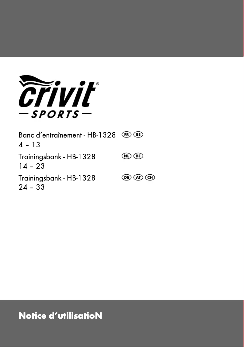 Page n°1 - Manuel utilisateur Crivit IAN 53317
