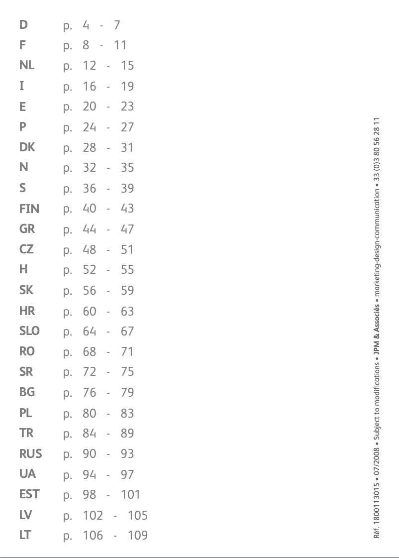 Image de la première page du manuel de l'appareil Ultimate Autoclean 400 FV9440E0