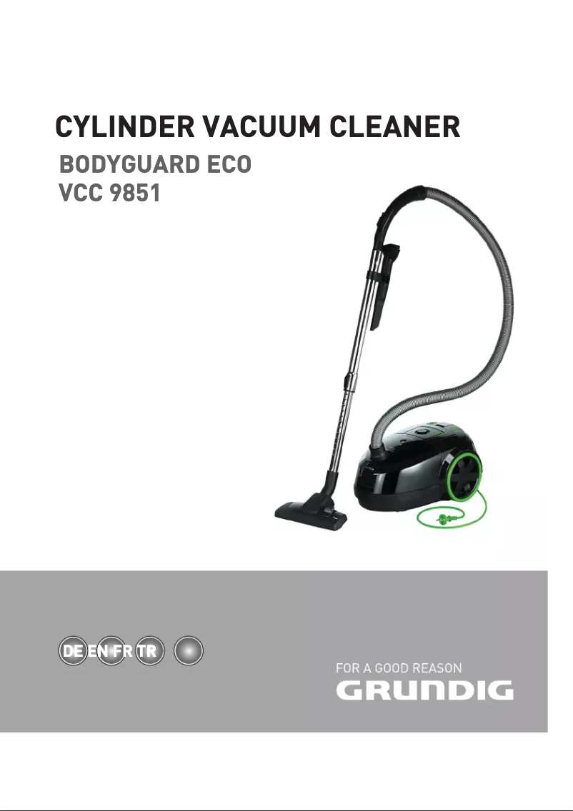 Image de la première page du manuel de l'appareil VCC 9851 Bodyguard Eco