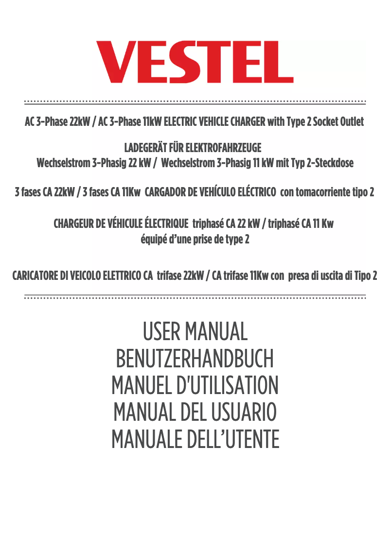 Page n°1 - Manuel utilisateur Vestel EVC02-AC22