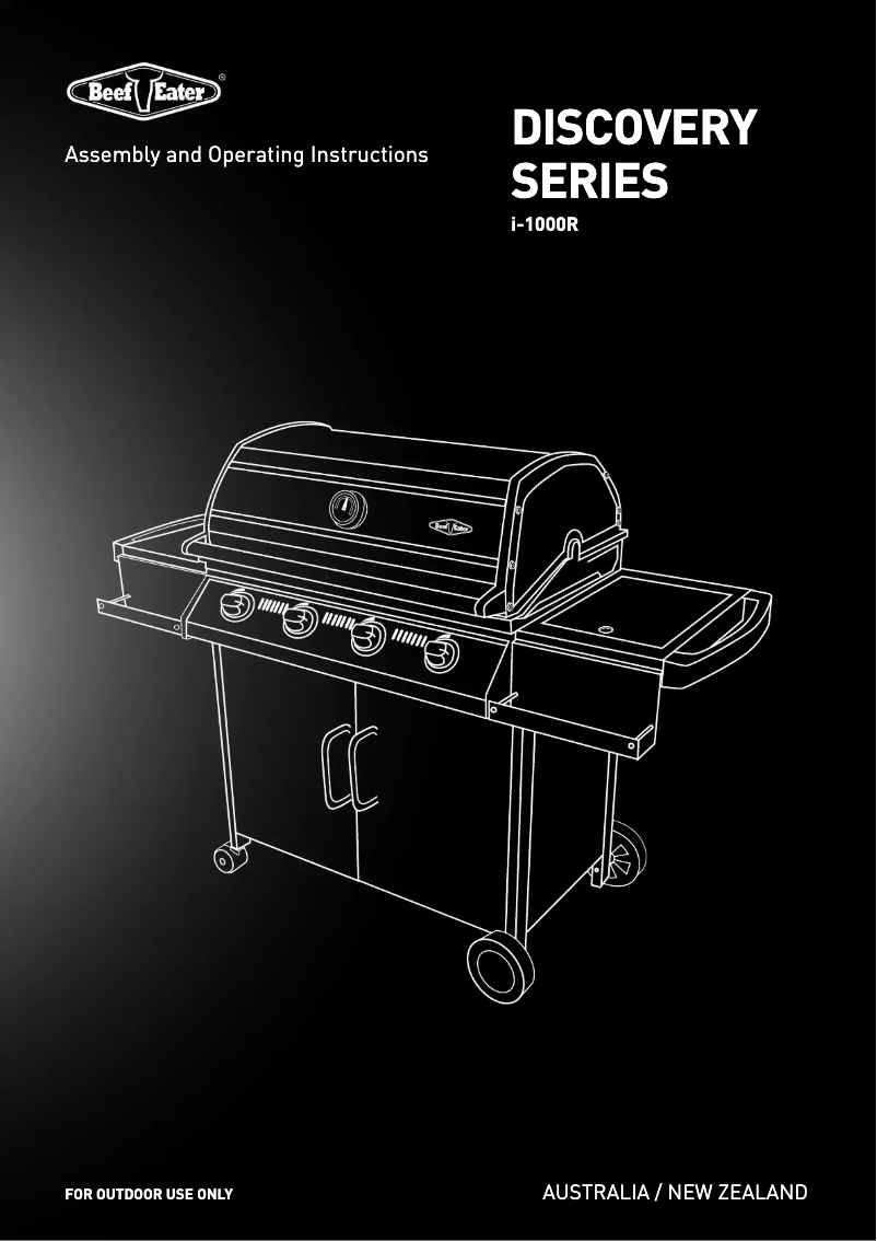 Page 1 de la notice Manuel utilisateur BeefEater Discovery 1000R