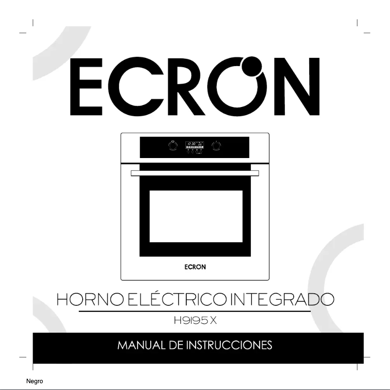 Page 1 de la notice Manuel utilisateur Ecron H9195X