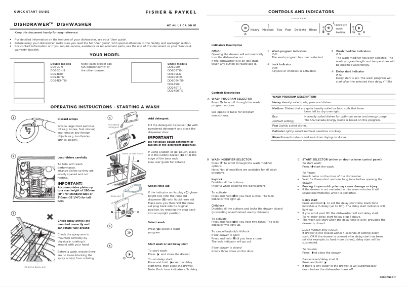 Image de la première page du manuel de l'appareil DD24SI9_N
