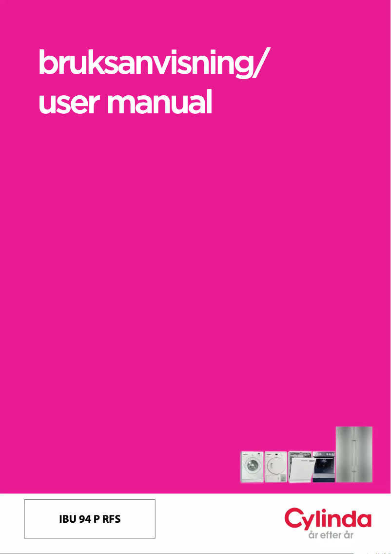 Page 1 de la notice Manuel utilisateur Cylinda IBU 94 P RFS