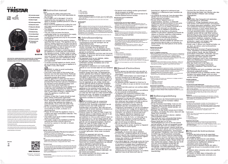 Image de la première page du manuel de l'appareil KA-5037