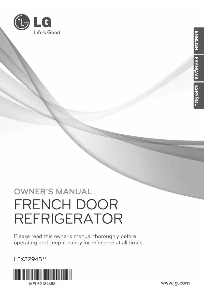 Image de la première page du manuel de l'appareil LFX32945ST