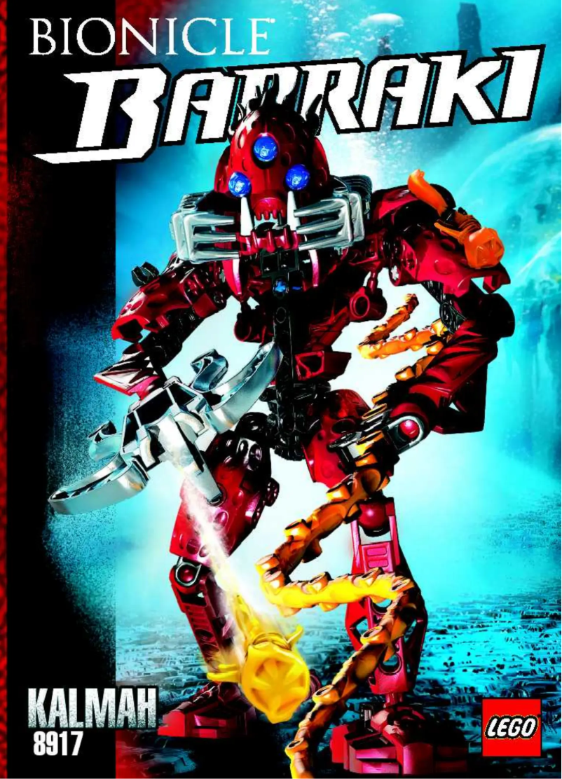 Page 1 de la notice Manuel utilisateur Lego Bionicle 8917