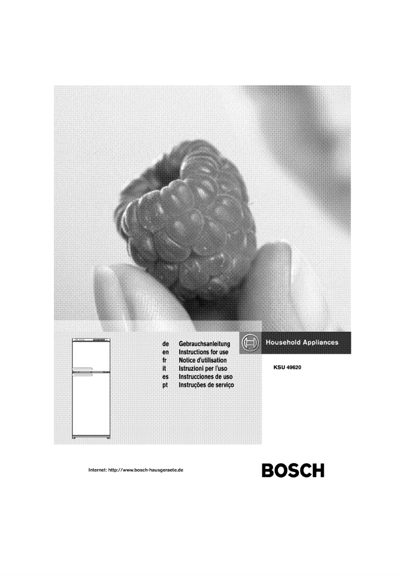Page 1 of the manual User Manual Bosch KSU49620