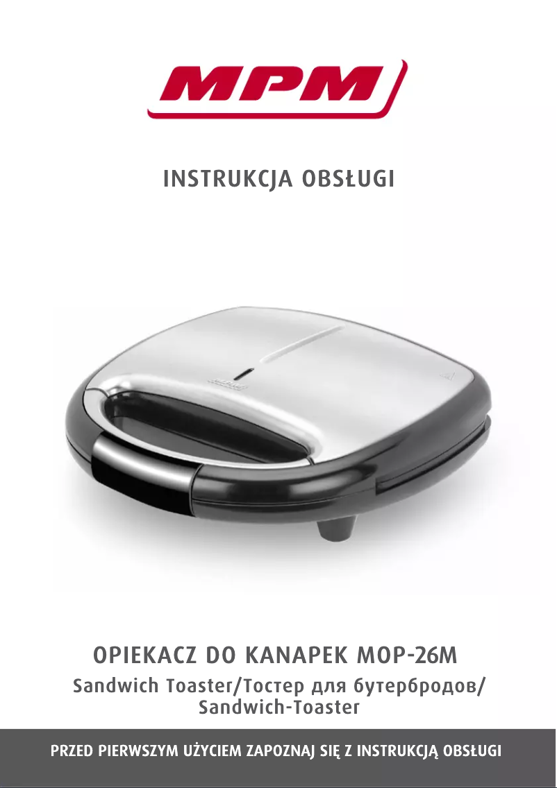 Page n°1 - Manuel utilisateur MPM MOP26M