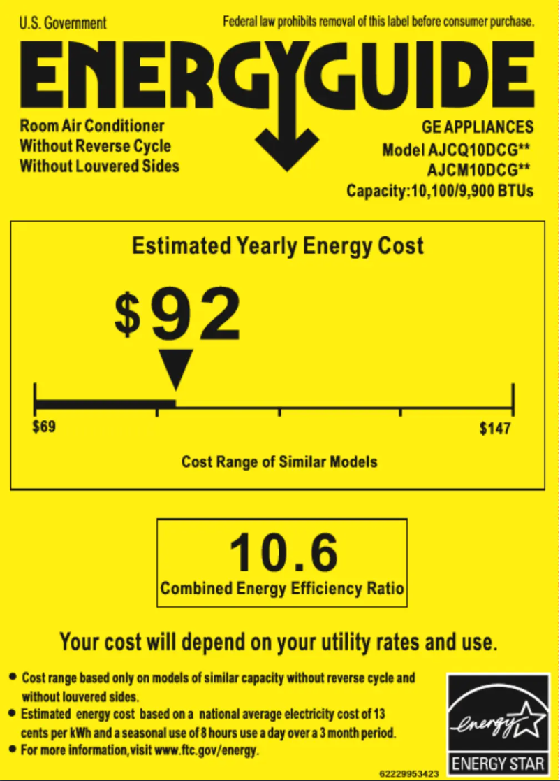 Image de la première page du manuel de l'appareil AJCM10DCG