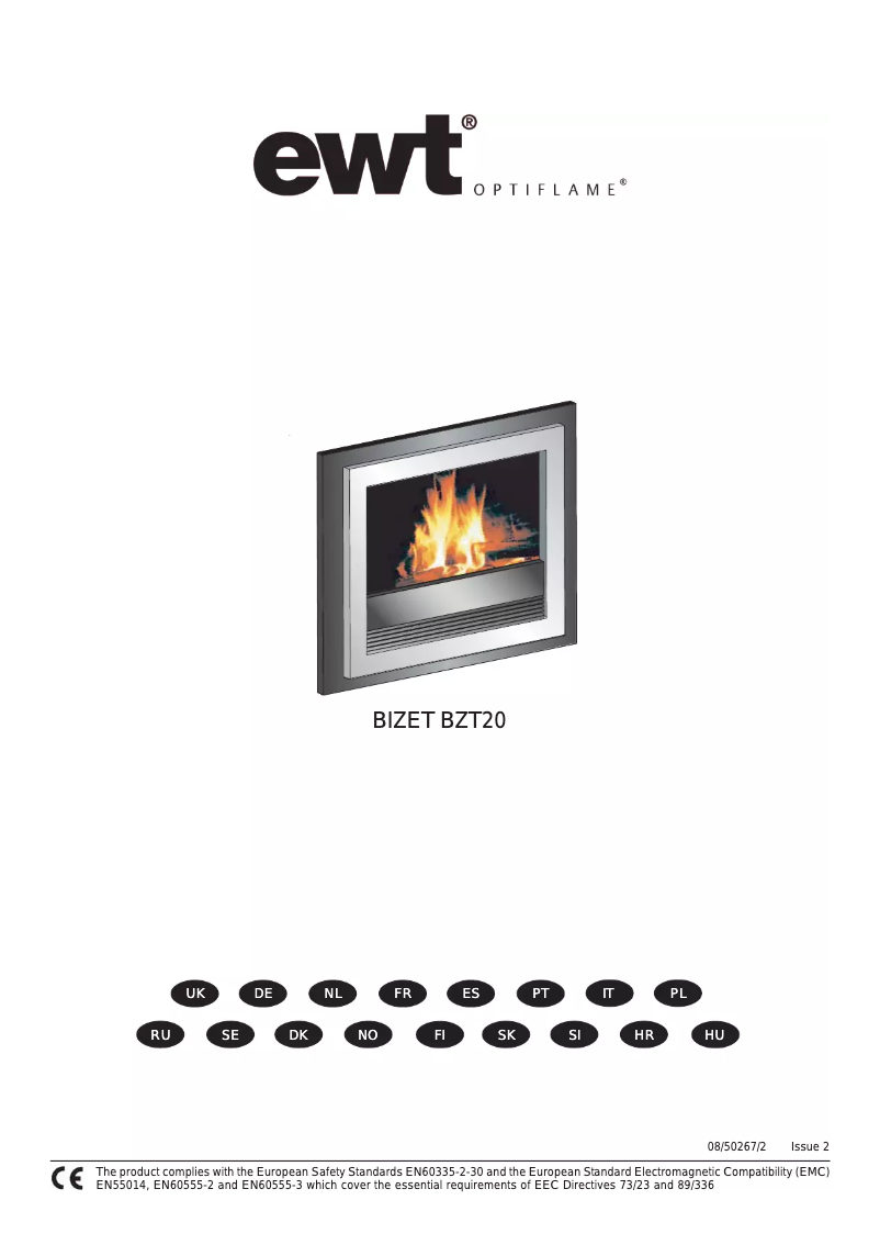 Página 1 del manual Manual de usuario EWT BIZET BZT20