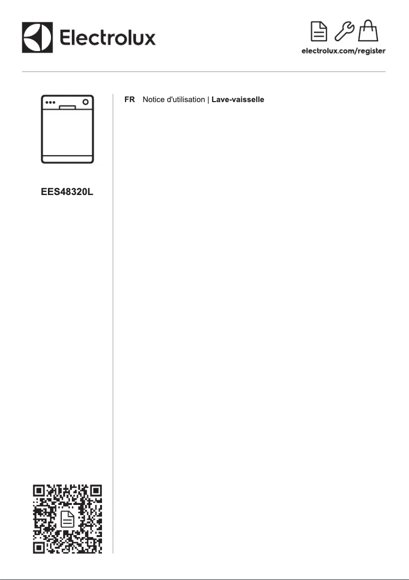 Page 1 de la notice Manuel utilisateur Electrolux EES48320L