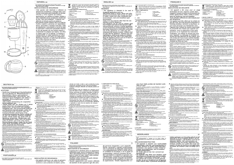 Page 1 de la notice Manuel utilisateur Solac CF4021