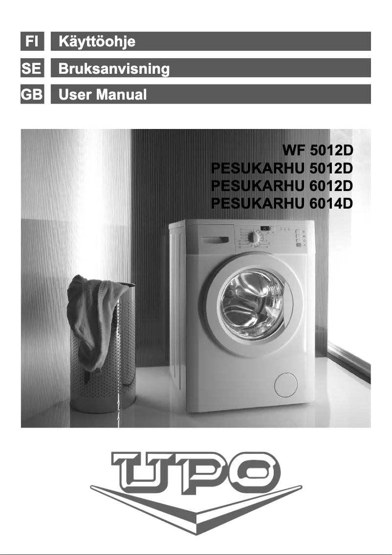 Page n°1 - Manuel utilisateur UPO WF 5012 D