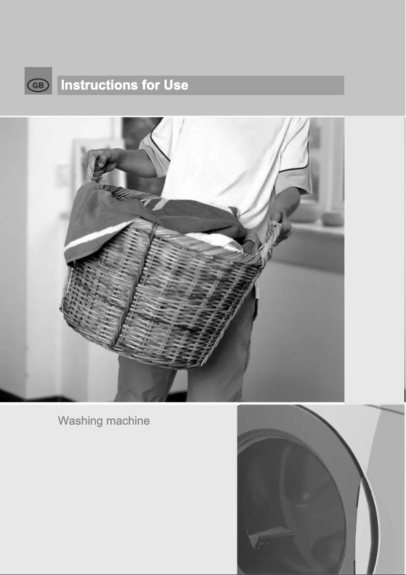 Page n°1 - Manuel utilisateur Gorenje WU63121