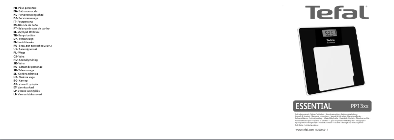 Page 1 de la notice Manuel utilisateur Tefal Essential PP1303