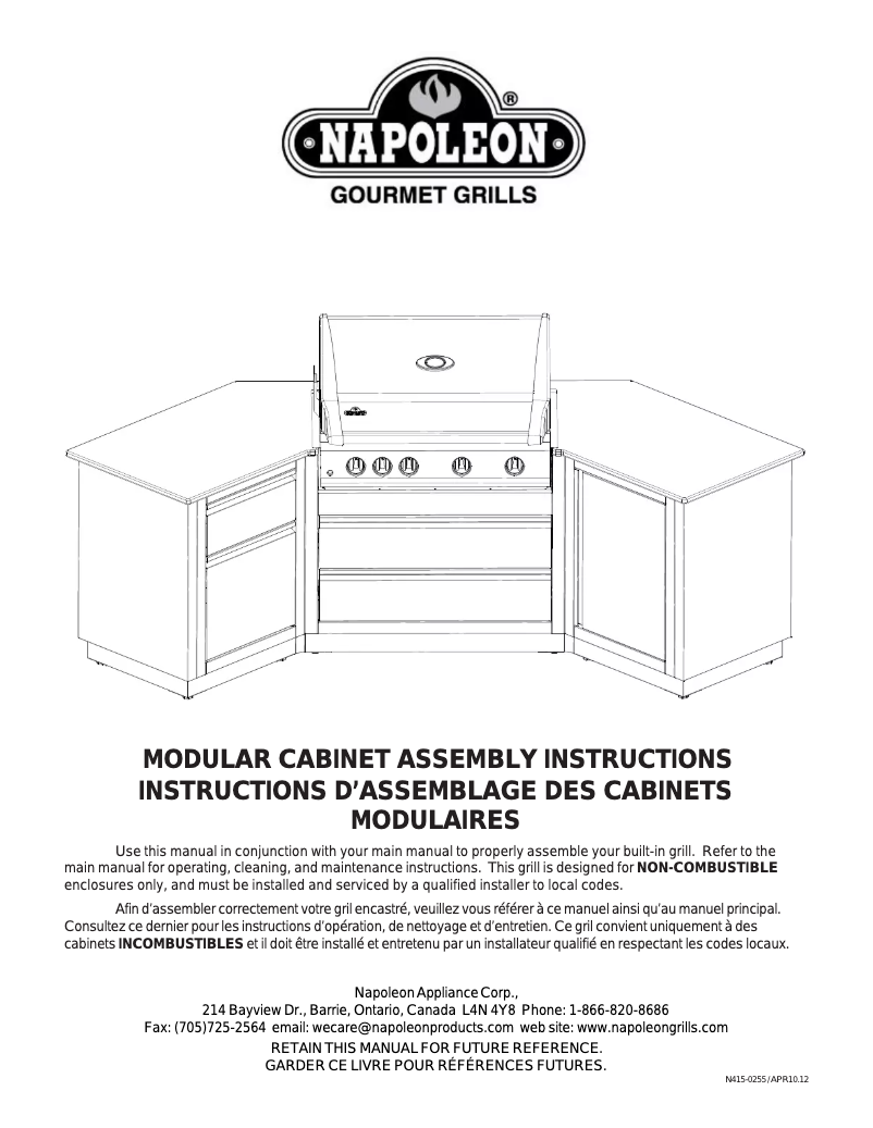 Page 1 de la notice Manuel utilisateur Napoleon OASIS 200