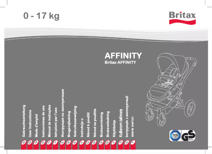 Image de la première page du manuel de l'appareil Affinity
