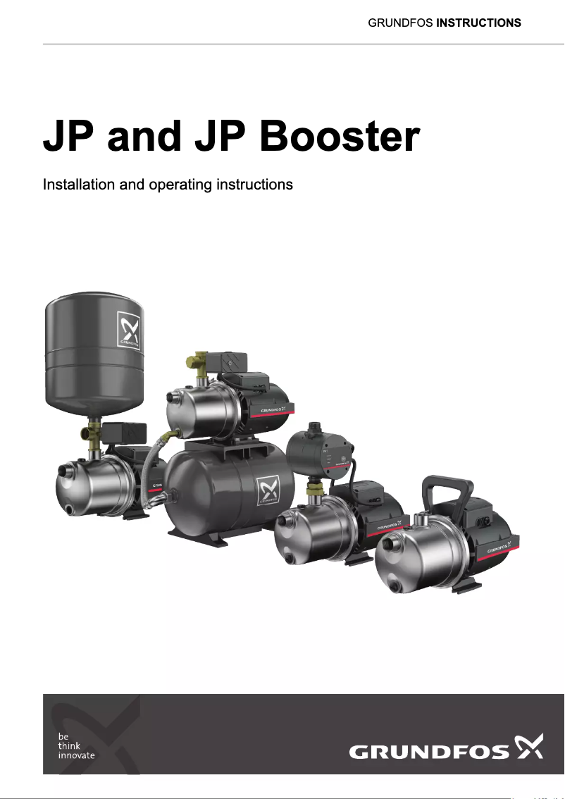 Image de la première page du manuel de l'appareil JP 5-48