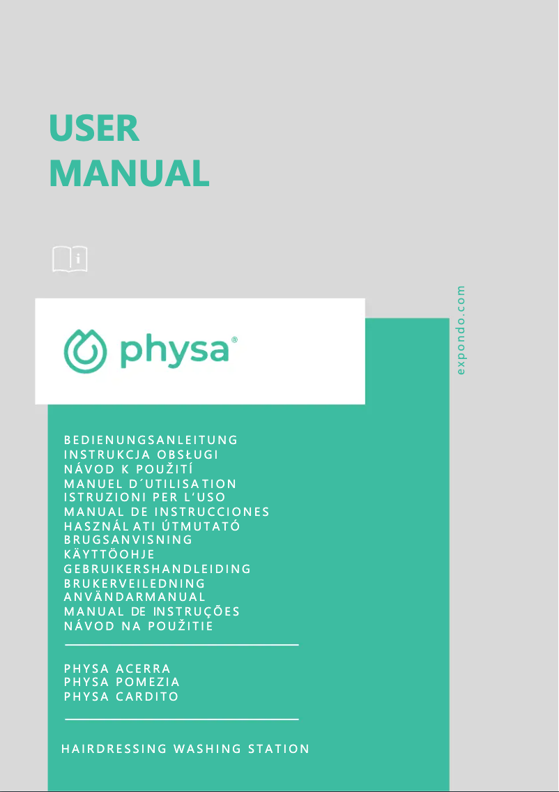 Page n°1 - Manuel utilisateur Physa Cardito